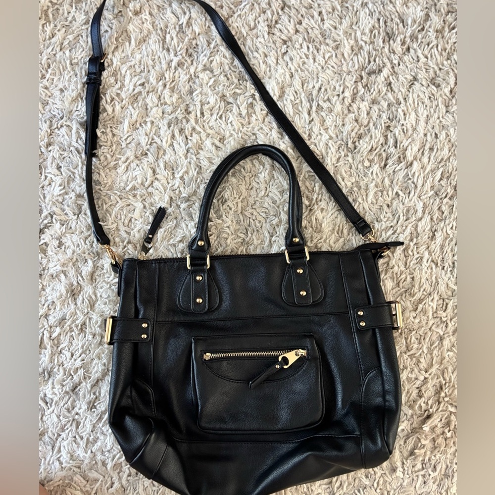 Elegant Black Tote Bag